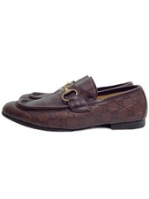 GUCCI Guccissima GG 147825 EU41.5 US8.5 Brown