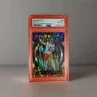 2024 Panini Select Bo Nix #30 Orange Blue Shock Prizm /35 RC Color Match PSA 10