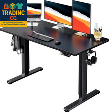 Electric Standing Desk, 48" X 24" Whole Piece Desktop, Adjustable Height Compute