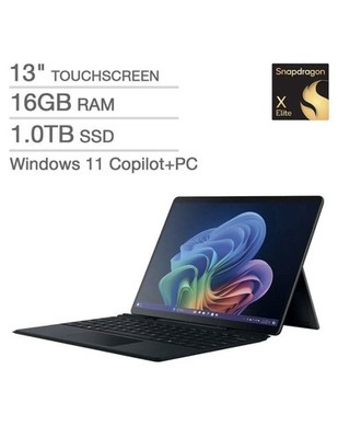 Microsoft Surface Pro 13'' OLED Snapdragon X Elite 16GB 1TB - Keyboard and Pen