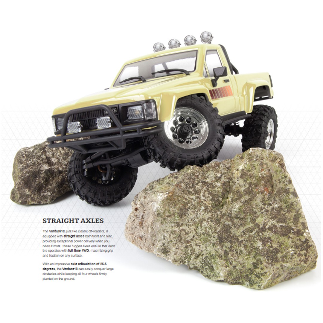 HPI 161255 1/18 Venture18 FLUX Brushless 85 Toyota Hilux SR5 4WD