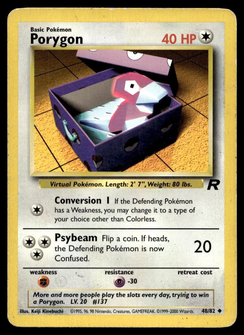 Porygon In Pokmon Individual Trading Cards for sale | eBay