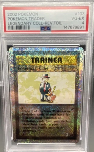Pokemon Trader 103/110 Legendary Collection Reverse Holo vintage PSA 4 VG-EX