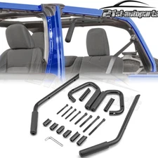 Front Rear Grab Handle Bars for Jeep Wrangler JK JKU 2007-2016 2017 2 & 4 Door