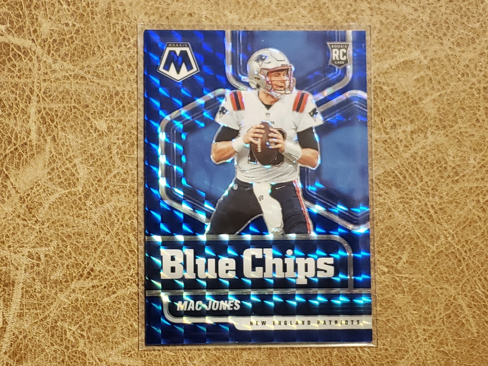 2021 Mosaic MAC JONES #/99 Blue Mosaic PRIZM Blue Chips RC SSP Rookie
