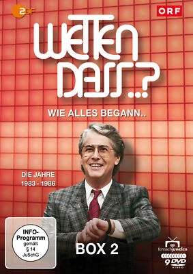 Wetten, dass..? - Box 2 (1983 - 1986) (9 DVDs) DVD *NEU*OVP* - Bild 1 von 4