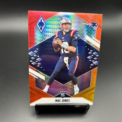 2021 Panini Phoenix #109 Mac Jones Fire Burst RC New England Patriots