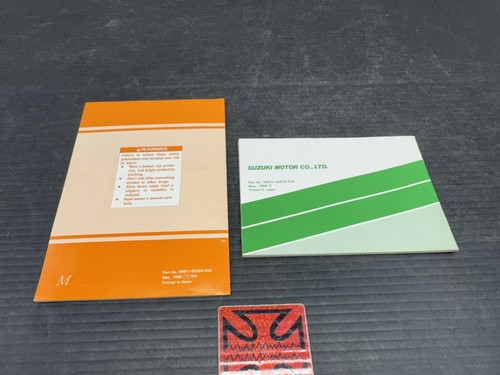 SUZUKI GN125E GN-125 ORIGINAL OWNERS MANUAL BOOK GUIDE - Picture 4 of 4