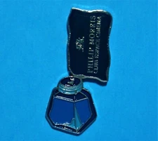 PHILIP MORRIS CIGARETTE ADVERTISING - INKWELL - VINTAGE LAPEL PIN - HAT PIN