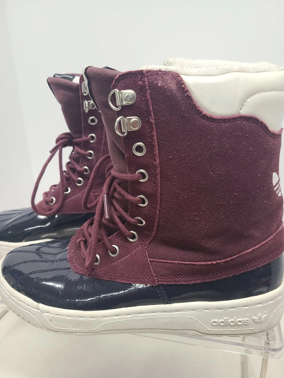 ADIDAS G95673 STIVALI ANATRA MULTICOLORATI CON LACCI PRIMALOFT FODERATI TAGLIA 7