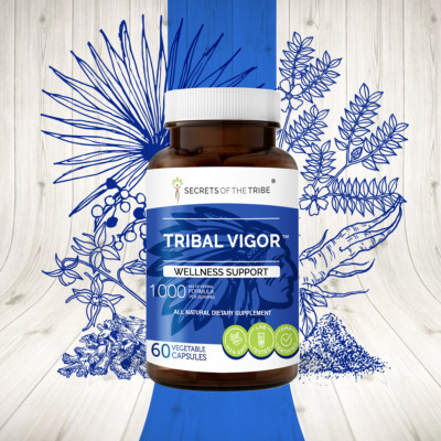 Secrets Of The Tribe Tribal Vigor Capsules, 500 mg