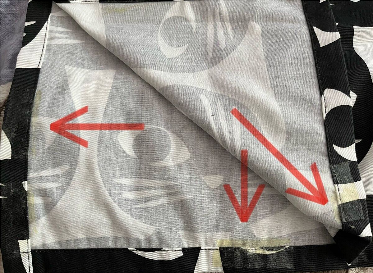 IKEA Mattram black cat curtains drapes w/ grommet (2) panels 57x98