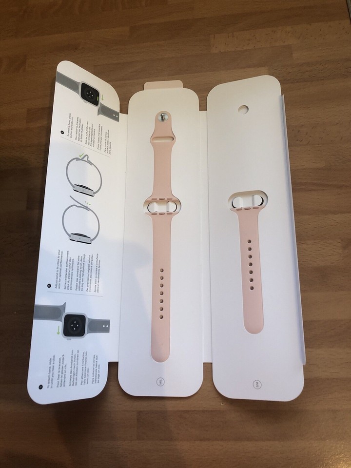 APPLE WATCH STRAP PINK SAND SPORT BAND 40mm TO FIT APPLE WATCH SE OR