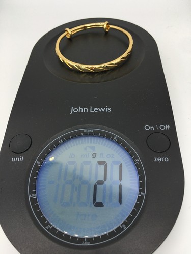 18K 18ct Lady’s Gold Filled IMPERFECT Adjustable Bracelet, Bangle Ref:-514 - Picture 2 of 5