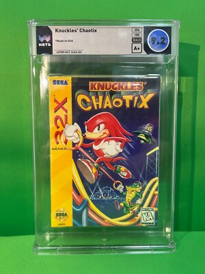 1995 Sega Genesis 32X Knuckles Chaotix Brand New Factory Sealed