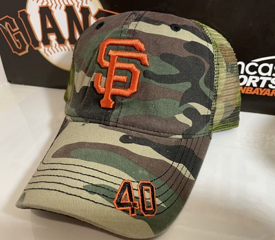 SF Giants Camo Camouflage Trucker Hat 