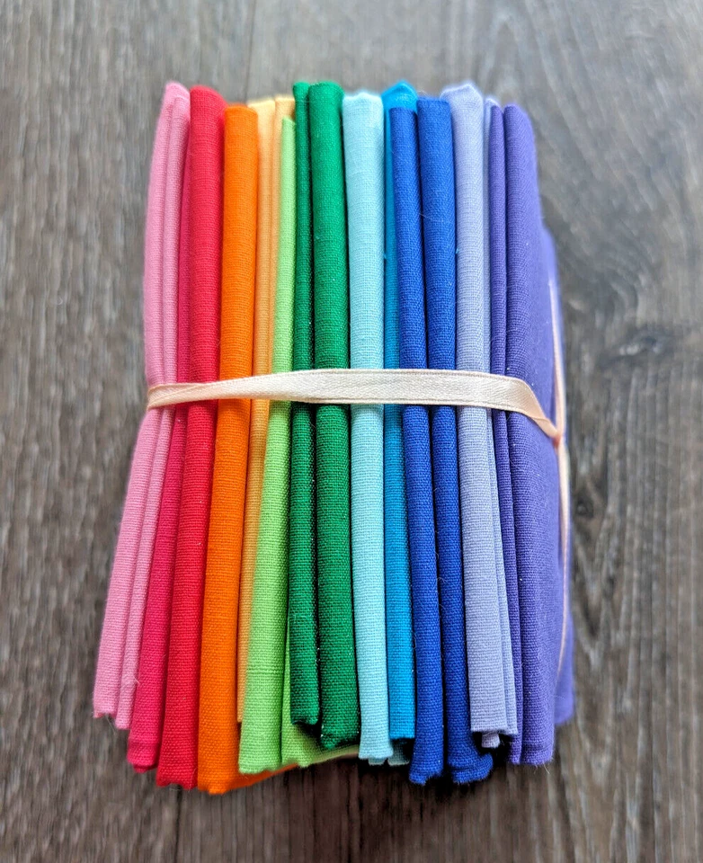 Prima Homespun Fabric Brights Bundle 12 Pack - 100% Cotton - Image 4 of 4