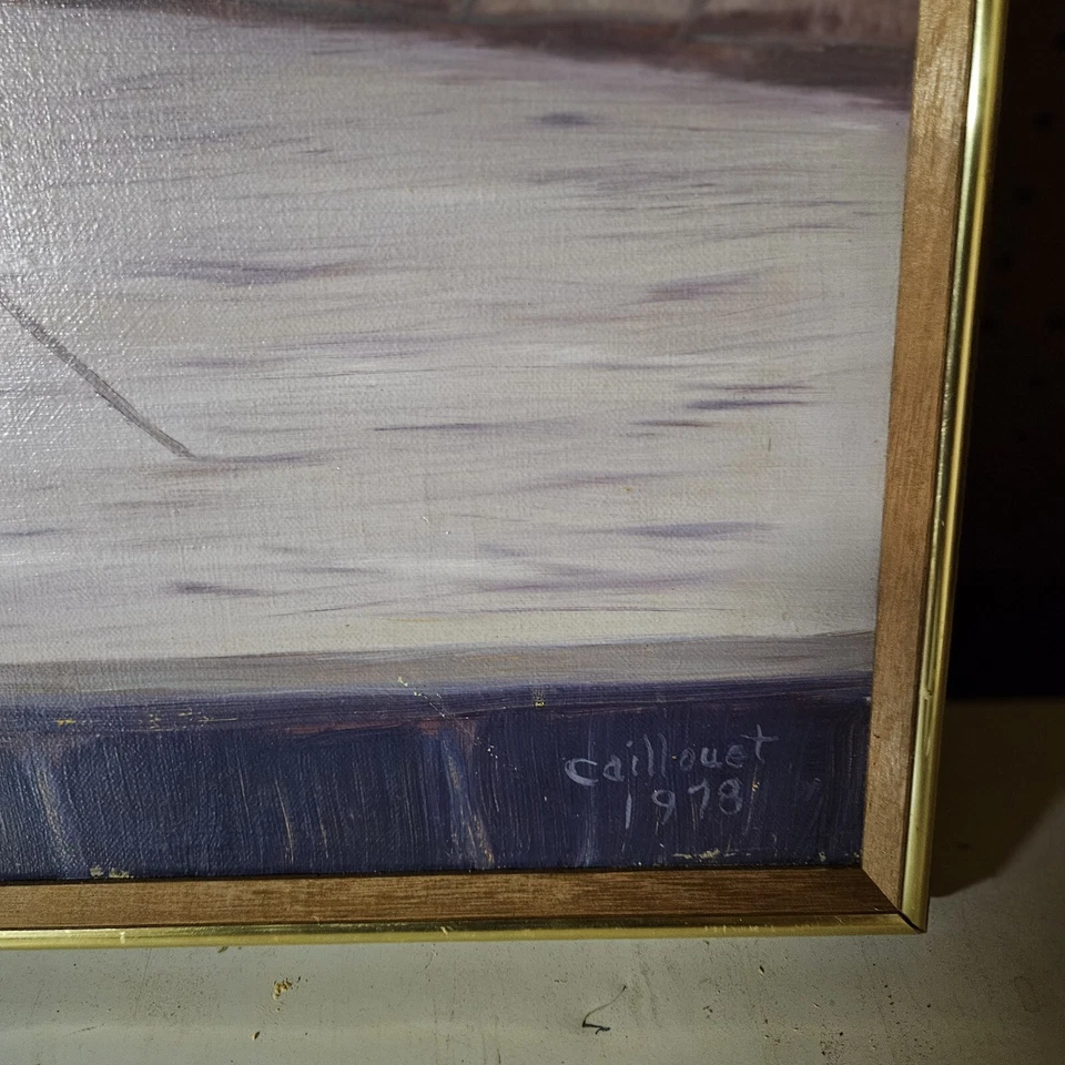 Pintura al óleo original 1978 Foto 4 de 4