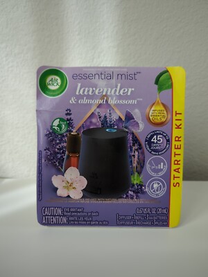 Air Wick Essential Mist Lavender & Almond Blossom Air Freshener Starter Kit 