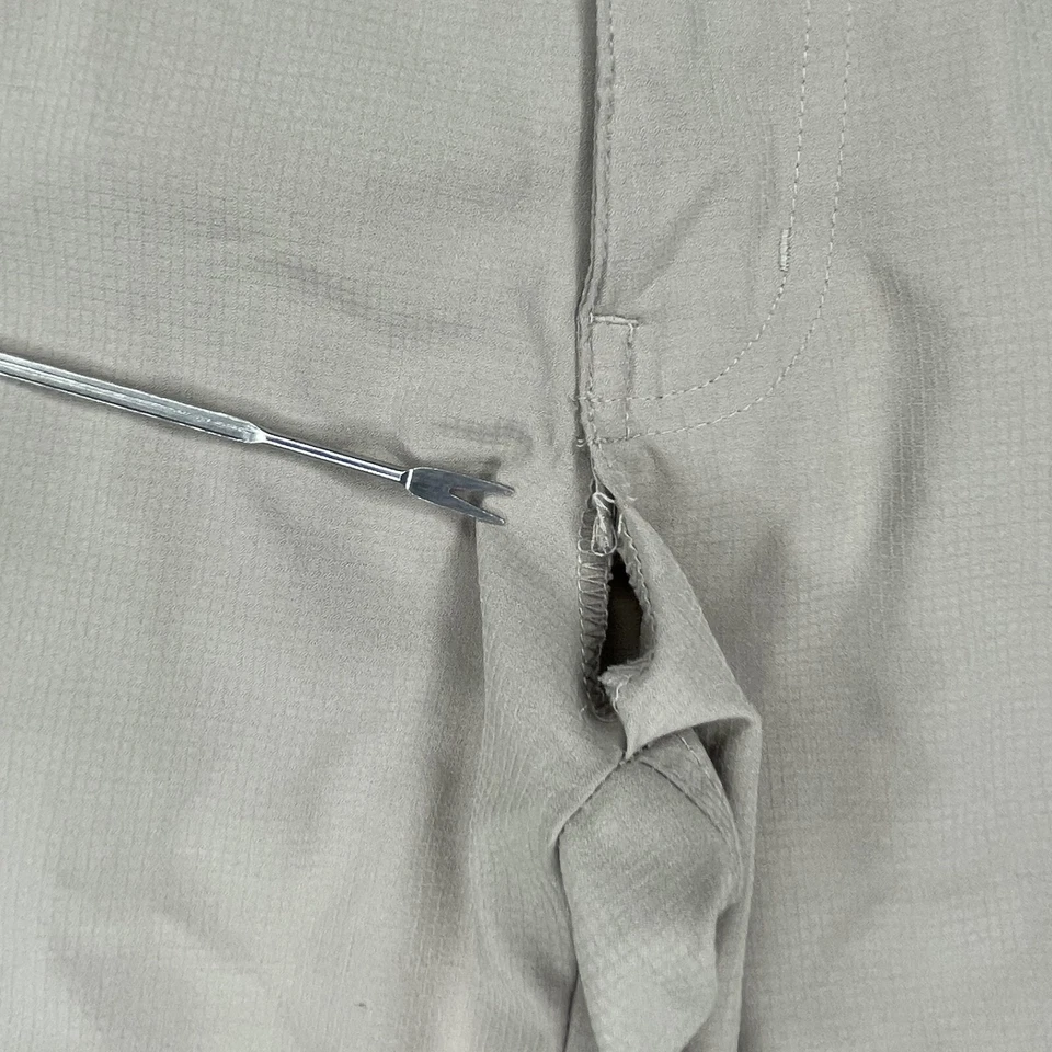 Pantalones Cortos Travis Mathew Talla 30 Hombre Tiro Medio Informales Chino Bolsillos Cortados Beige Marrón Foto 3 de 4