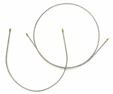 Stainless Steel Rear Axle Brake Line Pair. Cut To Length And Flared With Fitting