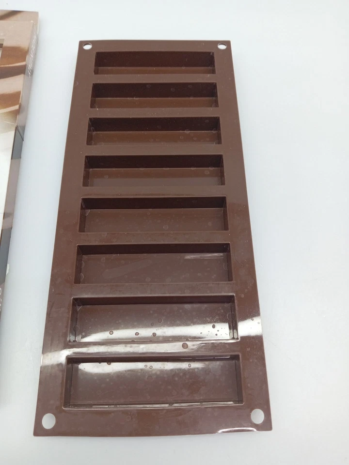 Silikomart 26.184.77.0065 SF184 - SILICONE MOULD N.8 MY SNACK 100X26 H 16 MM - Bild 3 von 4