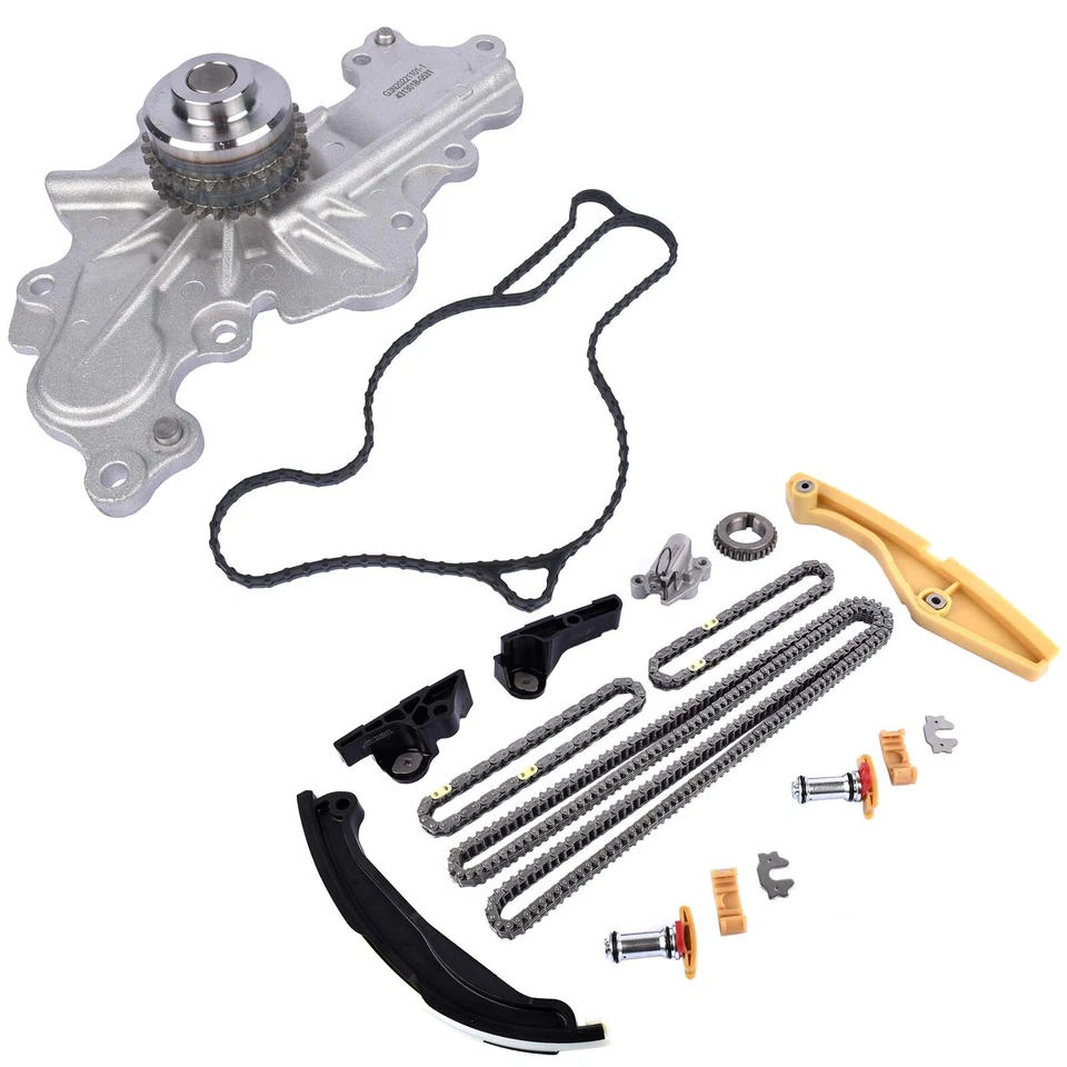 Kit de cadena de distribución bomba de agua para Ford Edge Taurus Lincoln MKS MKX 3,5 3,7 L AW6348 Foto 4 de 4