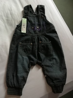 baby girl soft dungarees