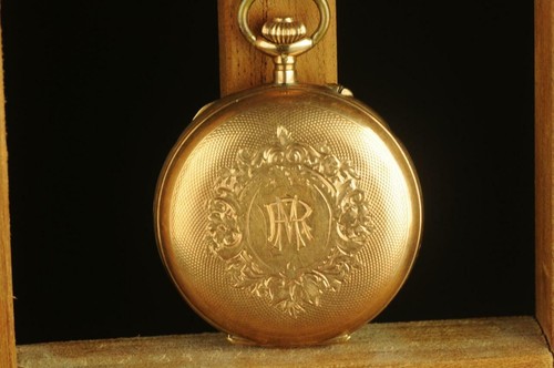 Dubois-Peseux Full Hunter Savonnette Anhänger Tasche 14K Pin Set Gold Uhr 18XXs - Bild 7 von 12