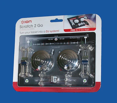 ION Scratch 2 Go DJ System for Tablets (Turn your tablet into a DJ System ) -NEW