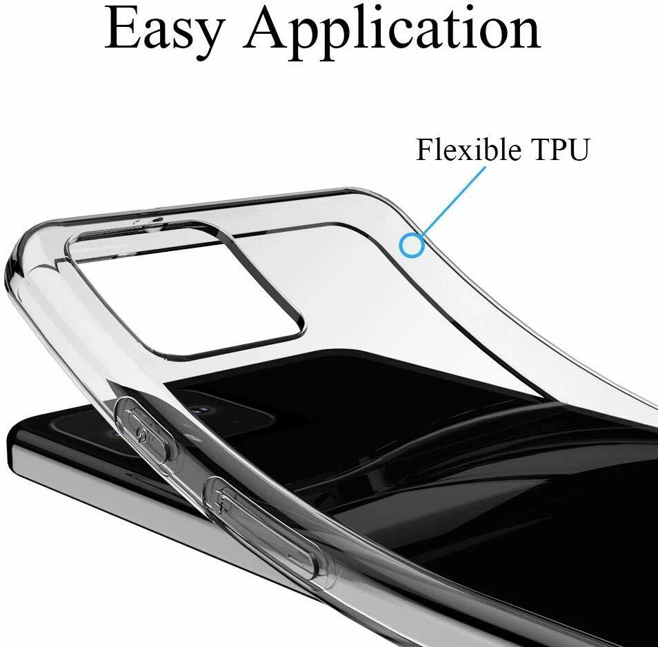 COVER CUSTODIA TRASPARENTE + PELLICOLA VETRO TEMPERATO PER GOOGLE PIXEL 4 - Immagine 4 di 4