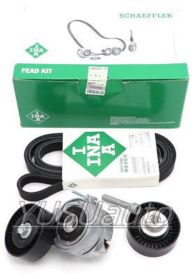 06E903133AG OEM INA Belt Drive Kit for AUDI A7 A8 Q5 Q7 VW Touareg Porsche 3.0T