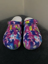 Crocs Men's & Women's Classic Solarized Clogs Tie Dye 207556-102 M12 W14 NWT