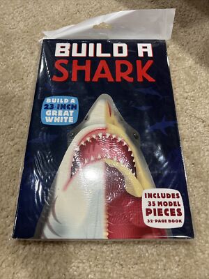 Science Build A Shark 23 Inches Long Book Puzzle Biology Anatomy Homeschool