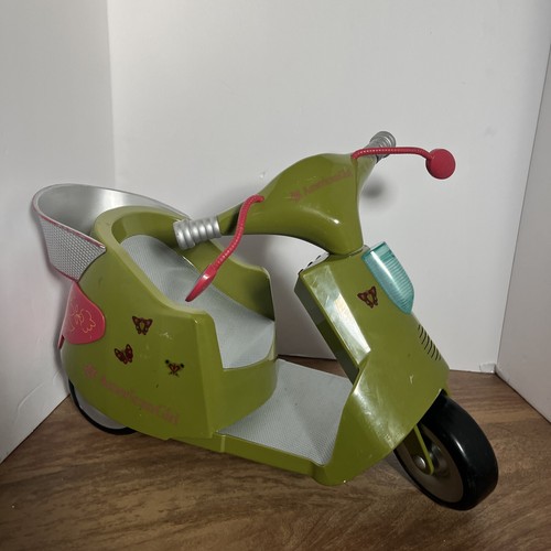 American Girl Doll Jess Scooter WORKS Lights Horn & Motor Sounds Green - Picture 5 of 5