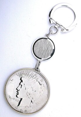 VINTAGE SWANK 1922 PEACE DOLLAR KEYCHAIN ES8292OTH/101123 | eBay