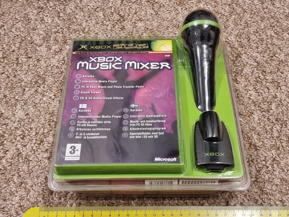 MICROSOFT XBOX ORIGINAL MUSIC MIXER GAME WIRED MICROPHONE PACK