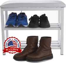 Rack Organizador Acomodador De Zapatos De Madera Bambu Solido Calidad Superior