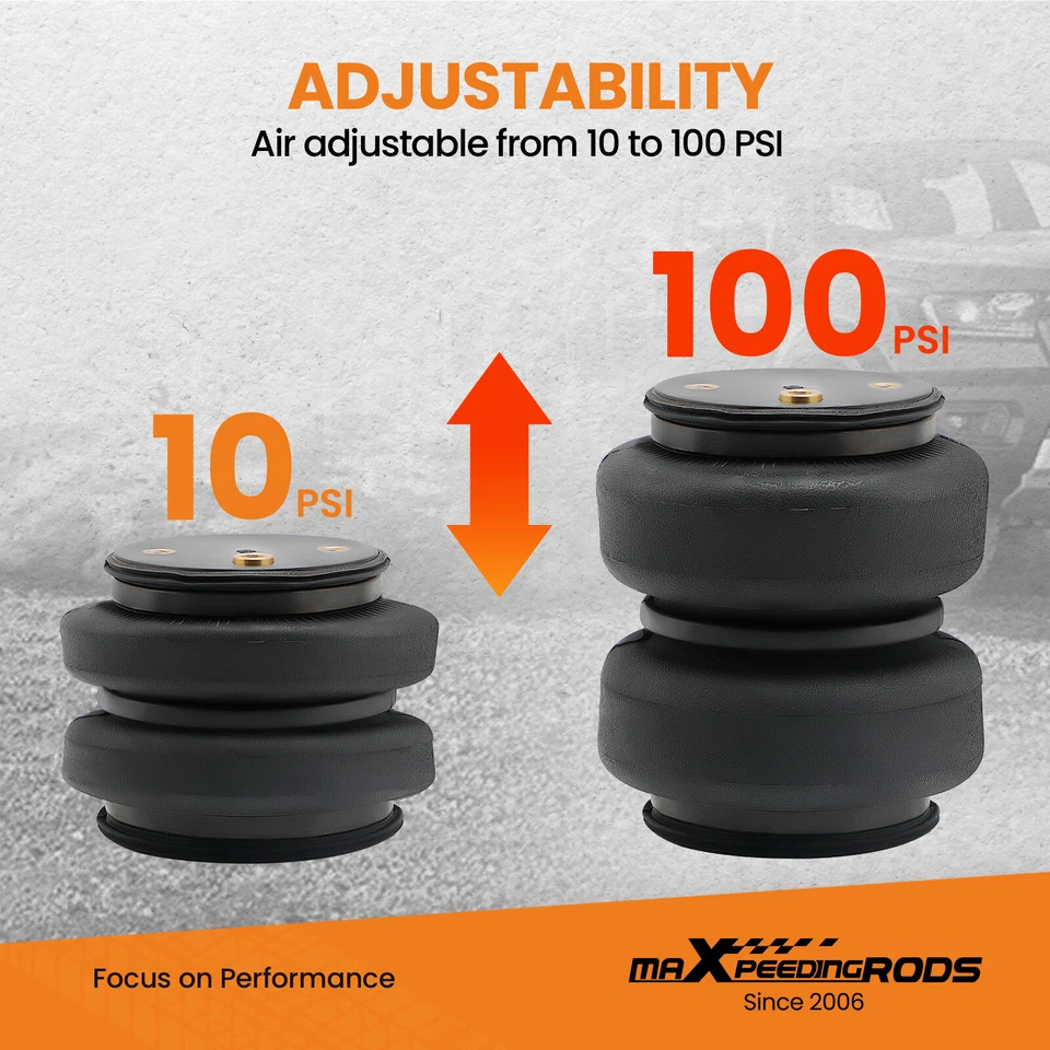 Air Suspension Kit+Wireless Compressor Kit for Silverado 2500HD 3500HD 2001-10 - Image 4 of 4