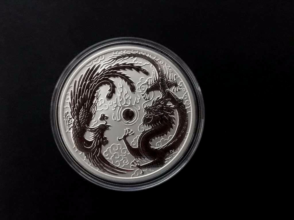 2017 Australia Dragon and Phoenix 1oz Silver BU Coin (2 COINS) | eBay