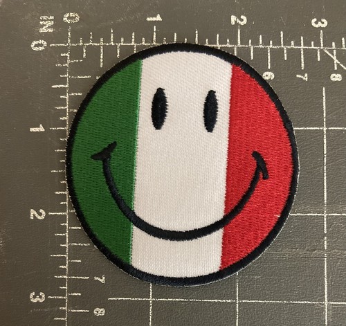 Badge Broche Drapeau Italie 37 Mm - Fait Main En France - Fermoir Solide - Cadeau Original