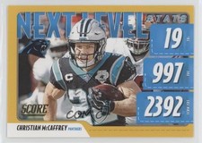 2020 Score Next Level Stats Gold Christian McCaffrey #NLS-CM 09kd