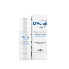 D'Acne Foaming Face Wash 60ml Reduces Acne, Dark Spots  Deep cleanses pores