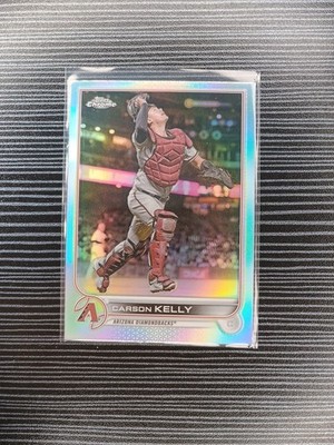 2022 Topps Chrome Baseball Carson Kelly #215 Refractor Arizona Diamondbacks