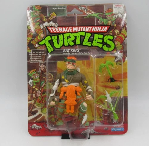 TMNT Rat King 1989 Playmates MOC Sealed Vintage Action Figure