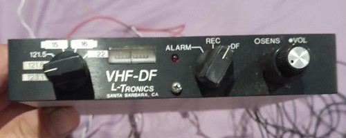 Aircraft vhf dh l-tronics direction finding receiver w/ harness Model?