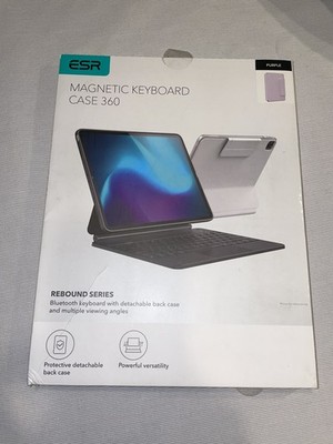 ESR Magnetische Keyboard Hülle 360, Tastatur für iPad Air 13'' Purple (M3/M2/2024