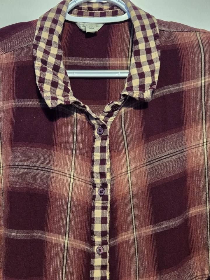 Camisa abotonada a cuadros Cato - Talla 22/24 Foto 4 de 4