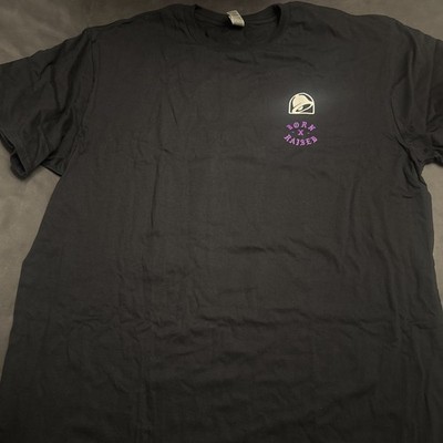 Taco Bell Born x Raised 60th Anniversary T-Shirt, XLARGE Original Box & Sticker