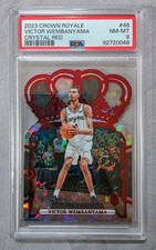 RARE Victor Wembanyama Rookie Card Crown Royale Crystal Red (RC) #/49 Pop 8